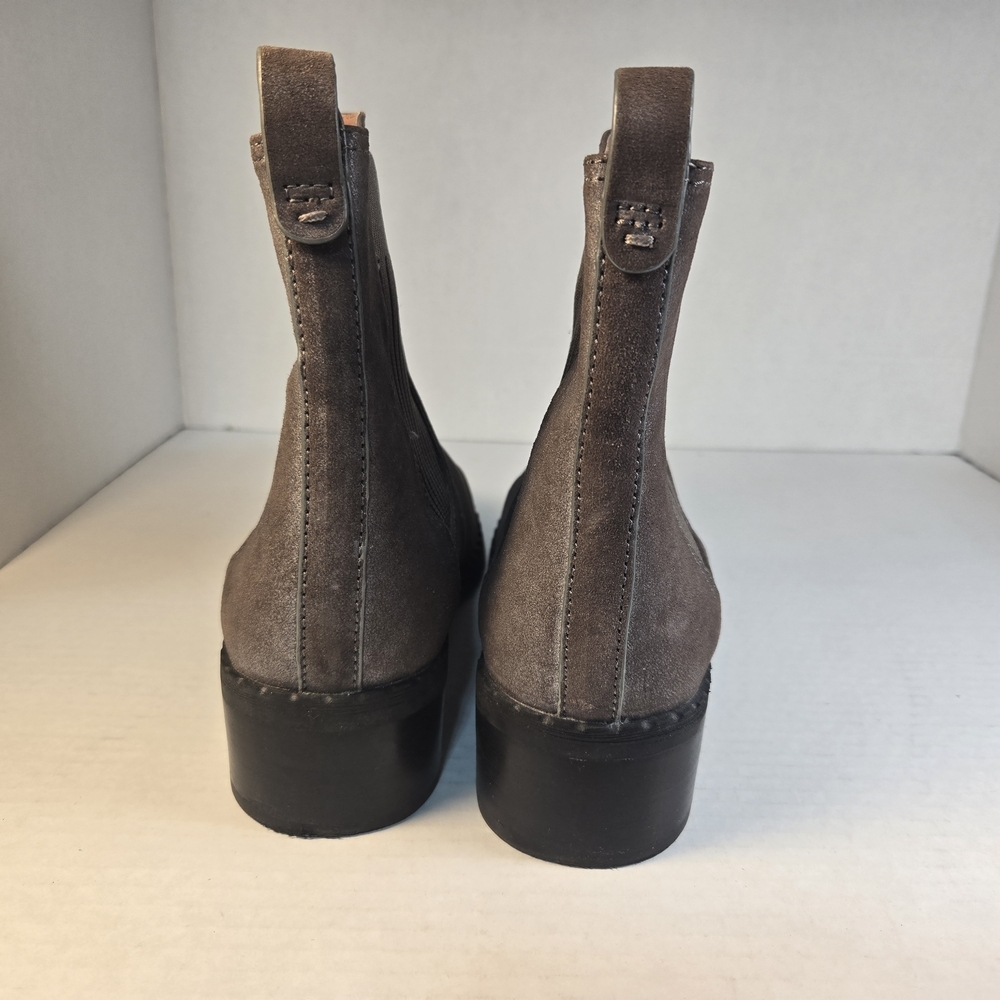 Gentle Souls By Kenneth Cole Brown Mineral Benton Elastic Chelsea Boots Sz 9M - Picture 3 of 8